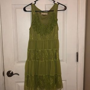 Sleeveless light green A’reve dress